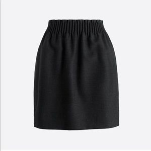 J Crew black sidewalk skirt